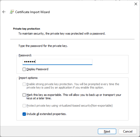Password