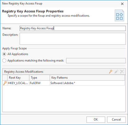 Configuring a file redirection fixup