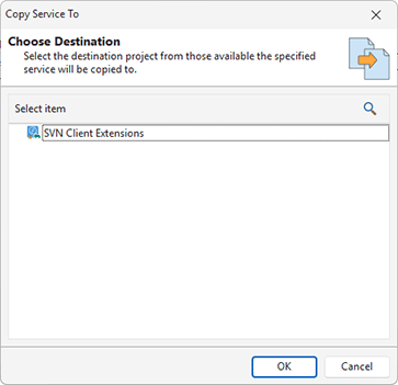 Copying services modifications