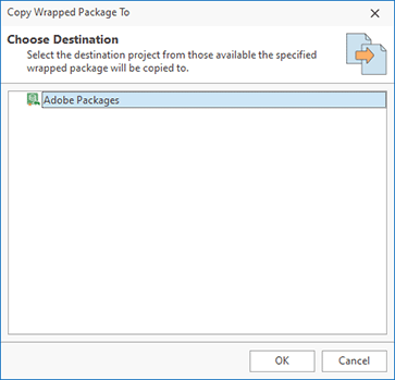 Copying wrapped packages between projects