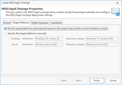 Defining the Target Plarforms