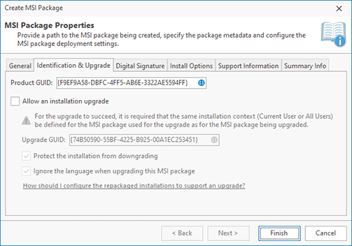 Package Identification & Upgrade