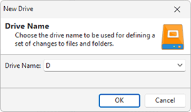 Adding a logical drive definition to a project Adding a logical drive definition to a project
