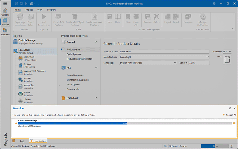 &nbsp;The Operations view