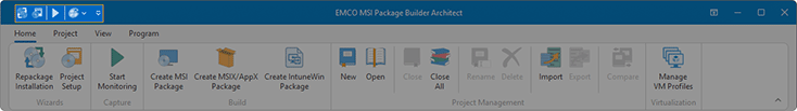 Quick Access Toolbar Quick Access Toolbar