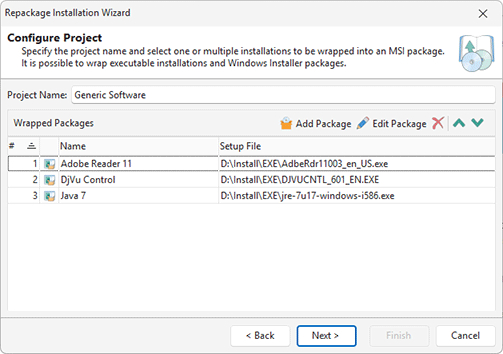 Repackaging via wrapping Repackaging via wrapping