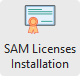 SAM Licenses Installation