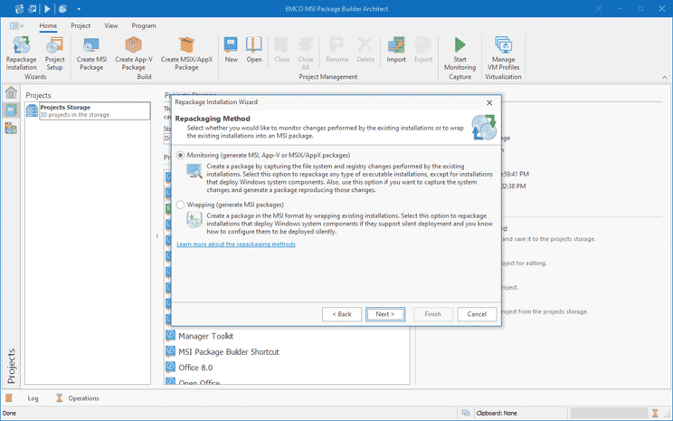 Installation Repackaging Wizard