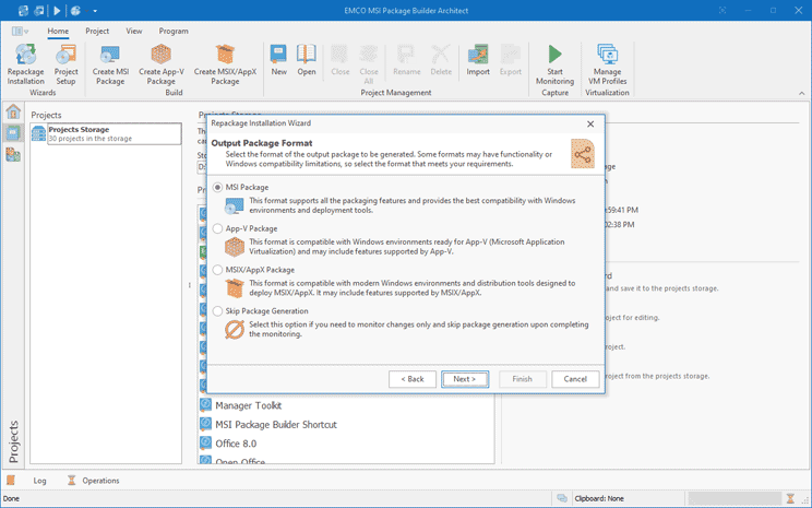 Creating MSI, MSIX and App-V Packages