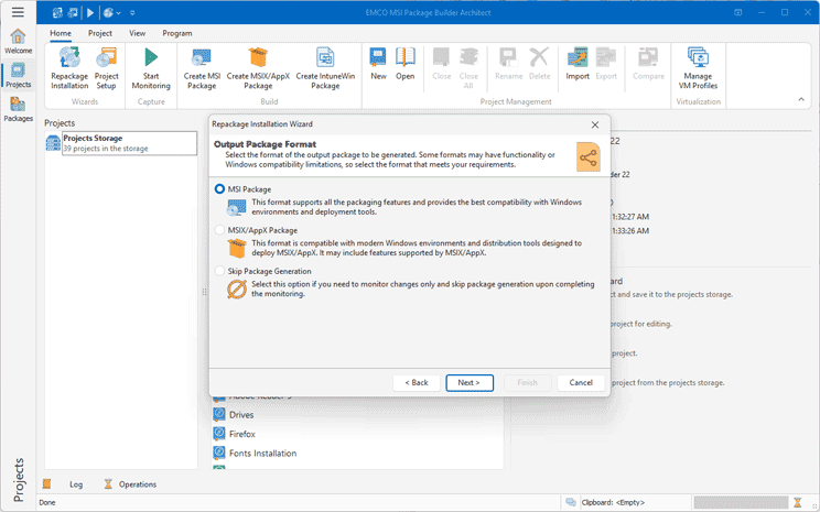 Creating MSI, MSIX and IntuneWin Packages