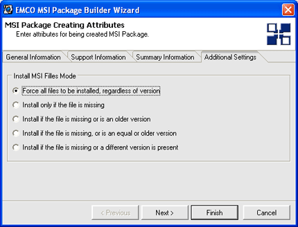 File versioning options