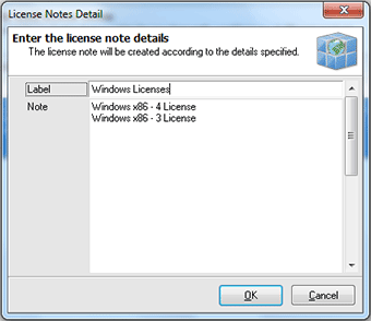 Adding a frequently used note