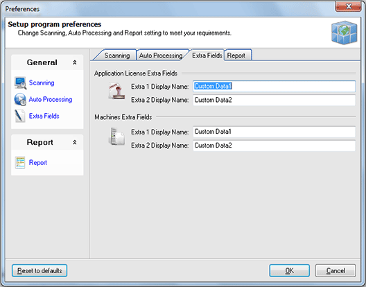Configuring Extra Fields