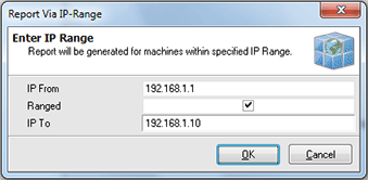 IP Range to create a report for