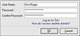 Providing specific credentials Providing specific credentials