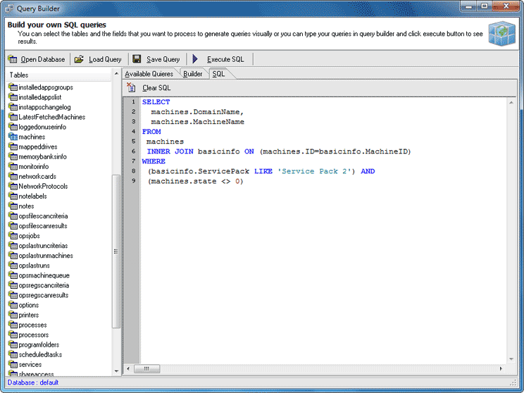 SQL Query Builder