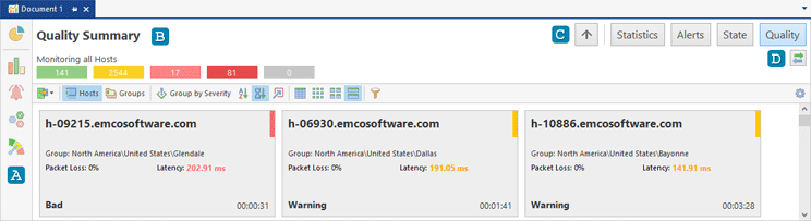 The Document view The Document view