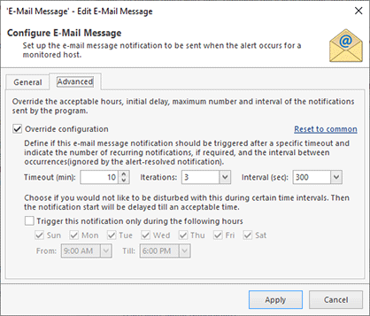 Notification settings Notification settings
