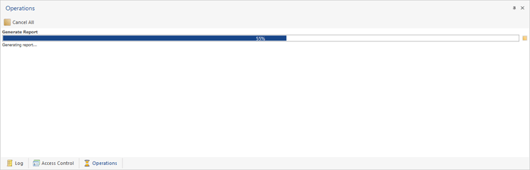 The Operations view  The Operations view