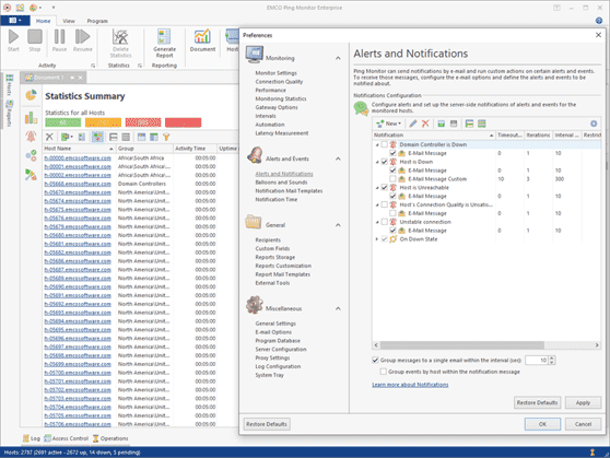 What's New in Version 9 - Ping Monitor