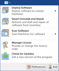 Application Menu Application Menu