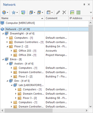 Enumeration Options Page - Remote Installer