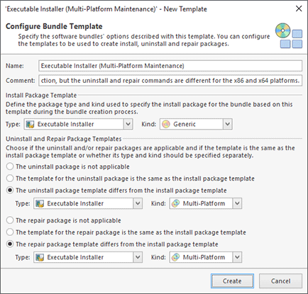 Software Bundles Page - Remote Installer