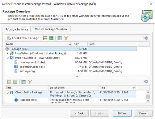 Entire Package Structure for Windows Installer Package Entire Package Structure for Windows Installer Package