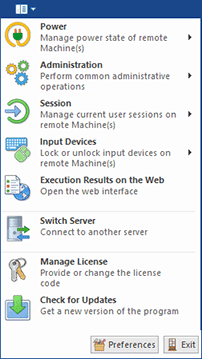 Application Menu Application Menu