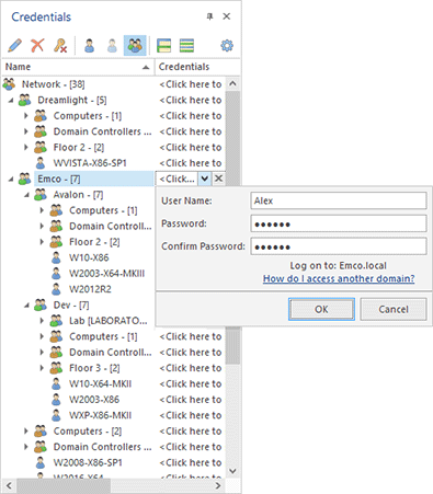 Specifying Credentials Specifying Credentials