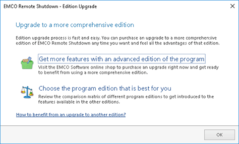 The Edition Upgrade Wizard The Edition Upgrade Wizard