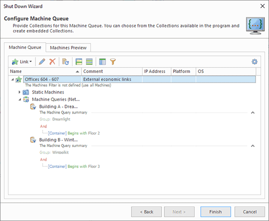 Machine Queue Editor Machine Queue Editor