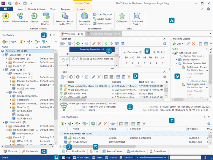 The program's main window The program's main window