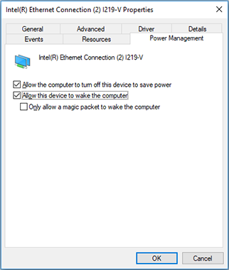 Power Management Properties Power Management Properties