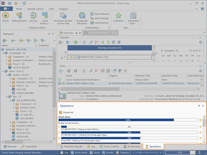  The Operations view