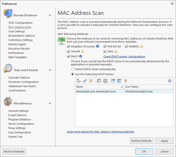 mac address scanner for mac