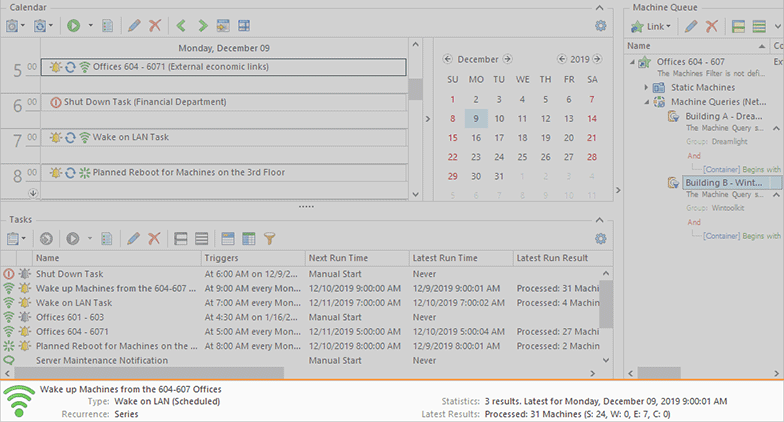 The Task Details pane The Task Details pane