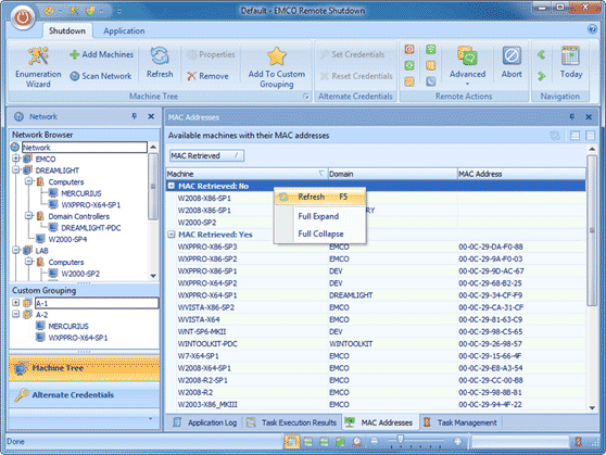 MAC addresses management features