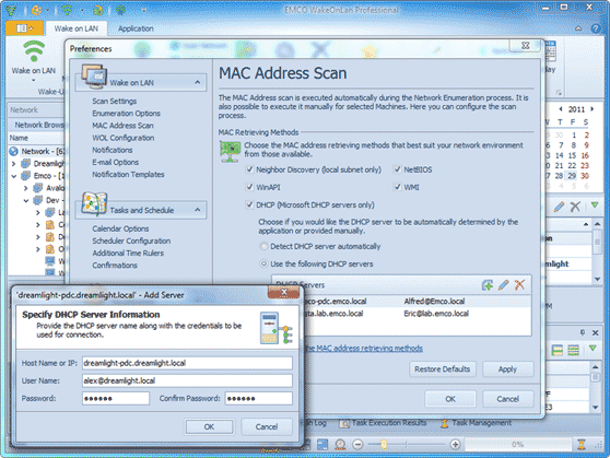 MAC address retrieving from DHCP
